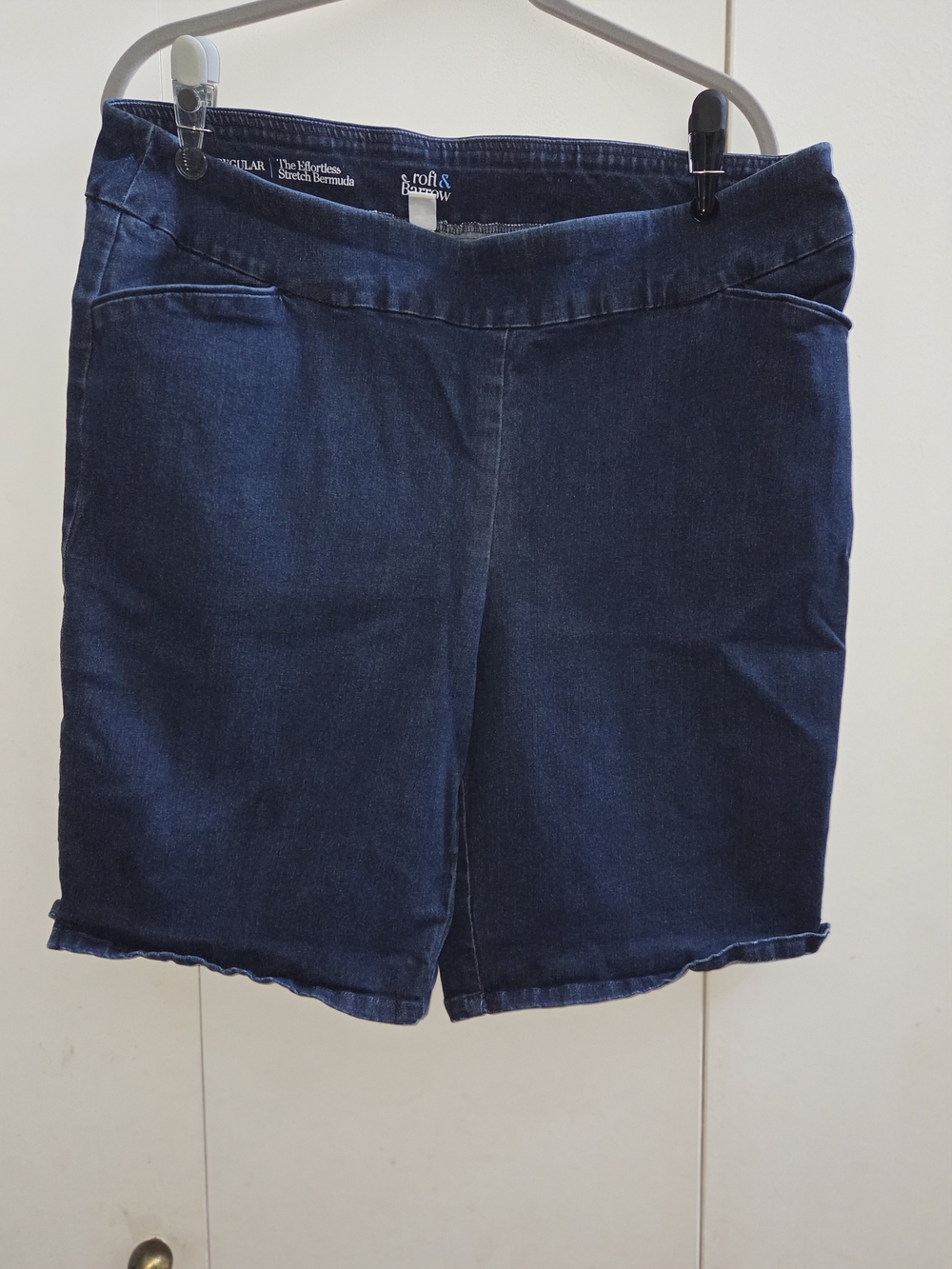 Barrow Avenue Dark Blue Denim Shorts